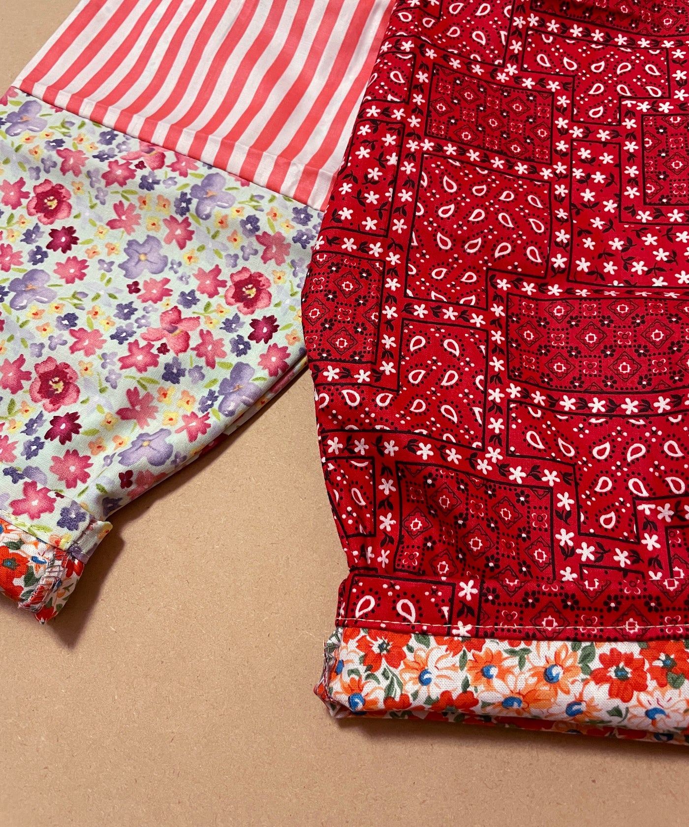【one&only】 Vintage Fabrics Play Pants no.25-2Y