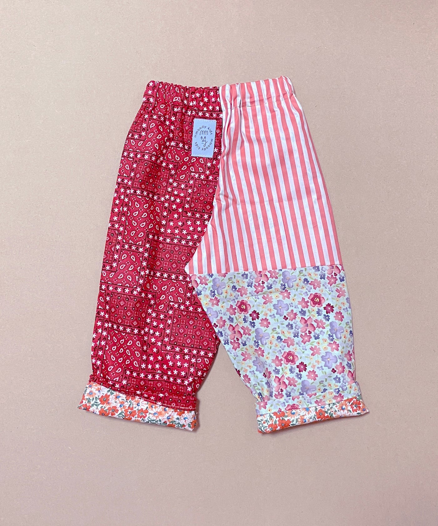 【one&only】 Vintage Fabrics Play Pants no.25-2Y