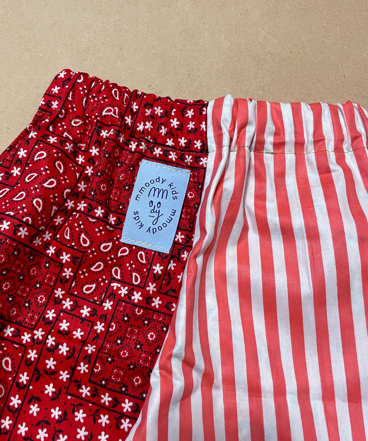 【one&only】 Vintage Fabrics Play Pants no.25-2Y