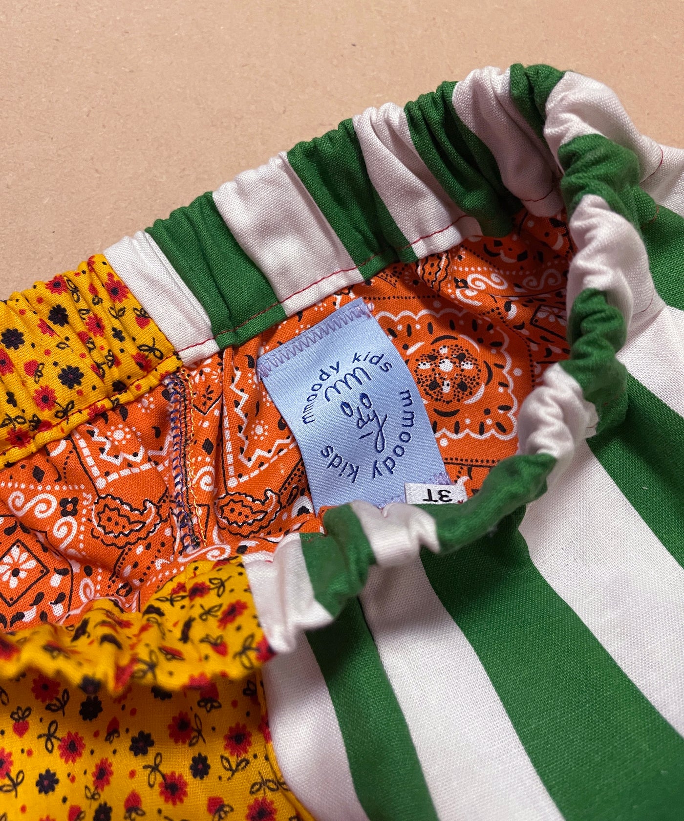 【one&only】 Vintage Fabrics Play Pants no.30-3Y