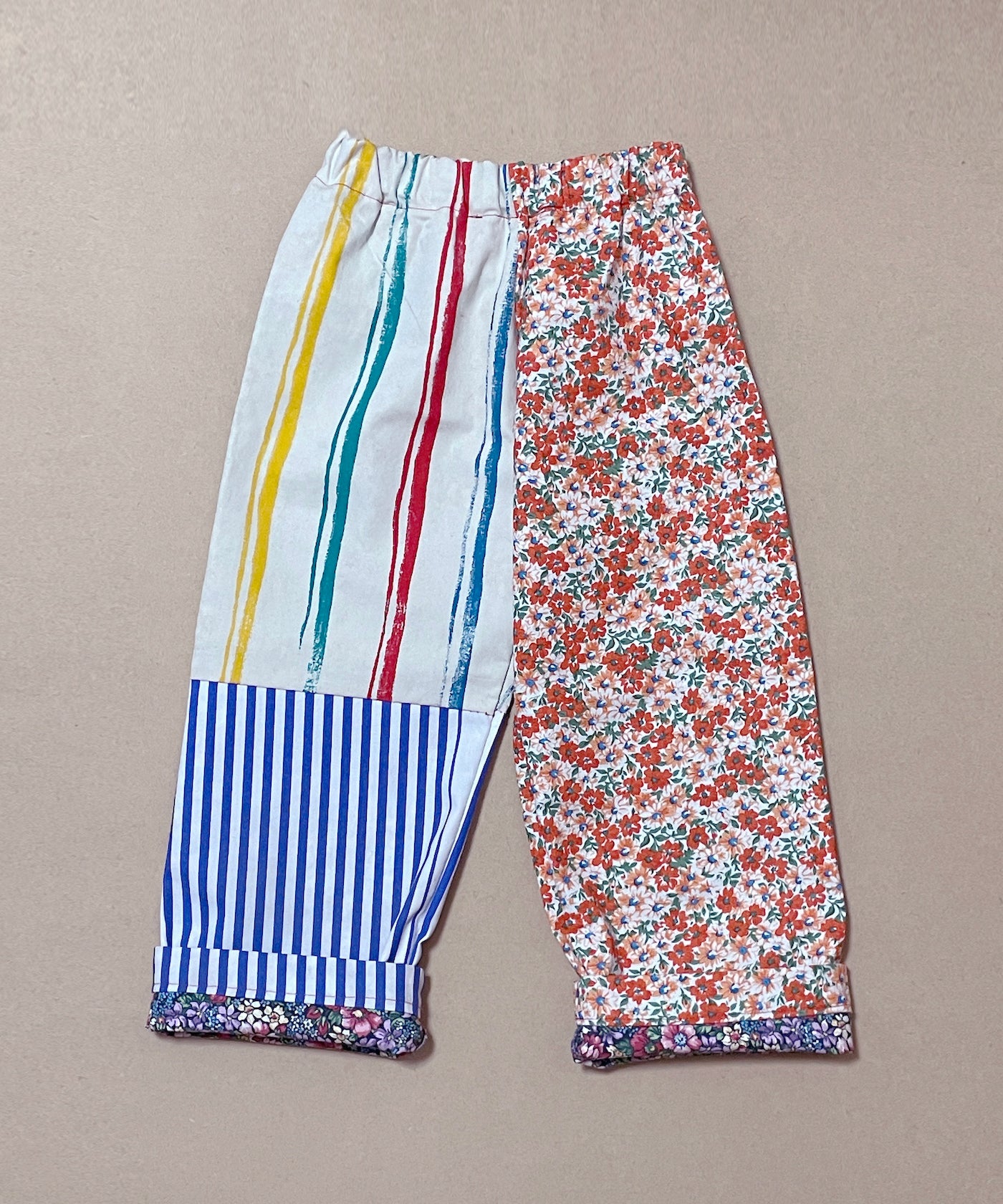 【one&only】 Vintage Fabrics Play Pants no.34-4Y