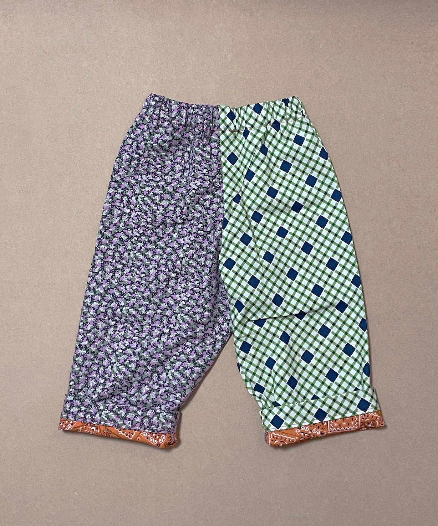 【one&only】 Vintage Fabrics Play Pants no.28-2Y