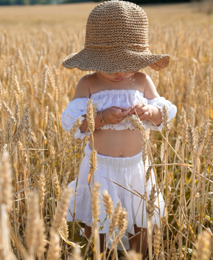 straw hat | light