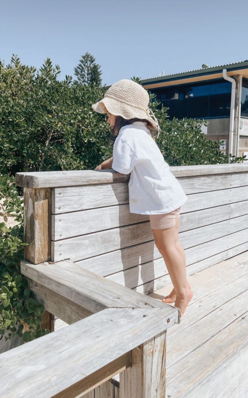 straw hat | light