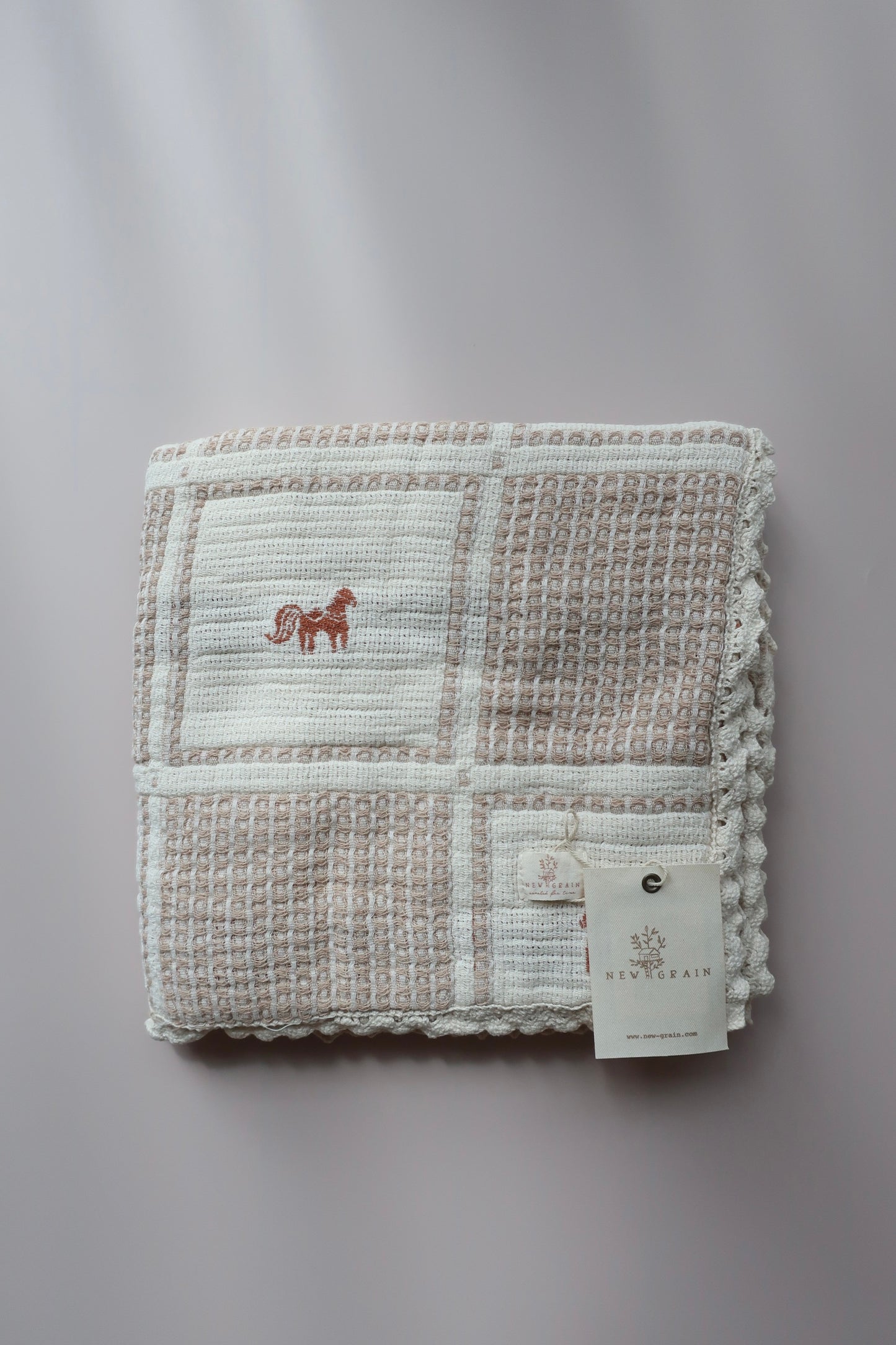 patchwork blanket - pony