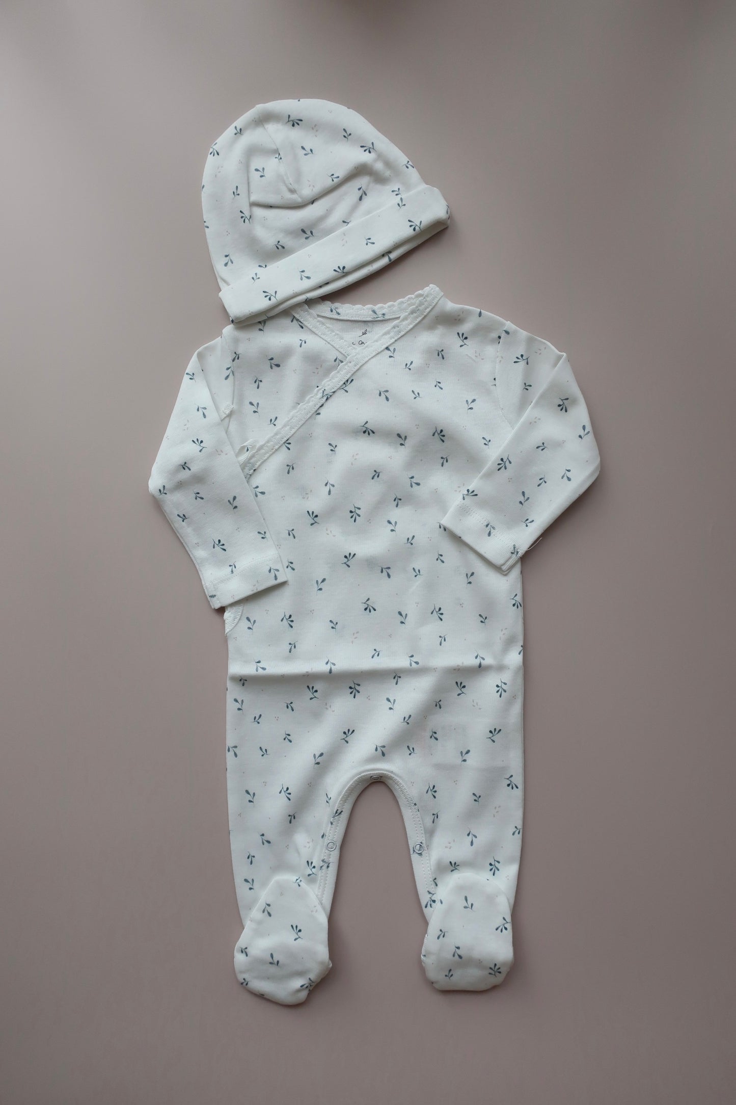 LOU WRAP OVERALL/LEAF WHISPER