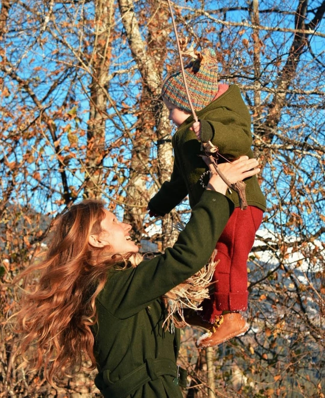 Boiled Wool Jacket/olive