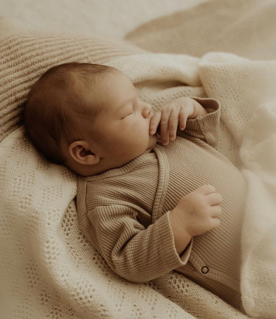 Woollen Baby Blanket/natural