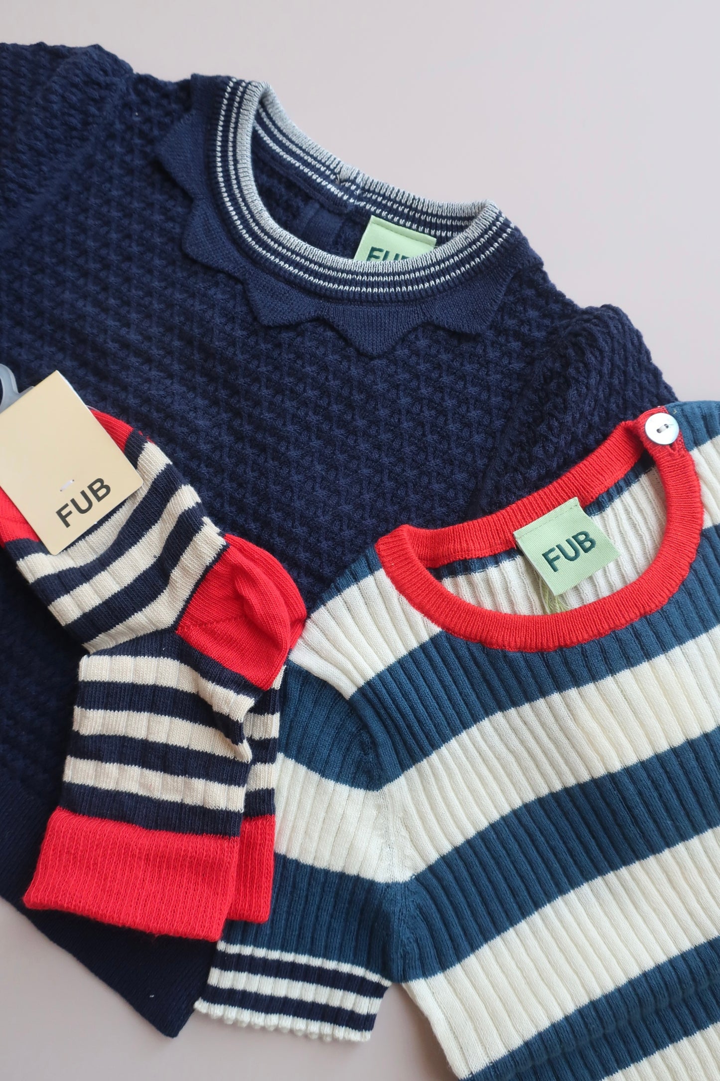 Baby Puff Sleeve Top/DARK NAVY