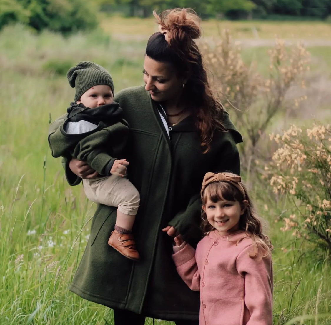 Boiled Wool Jacket/rose
