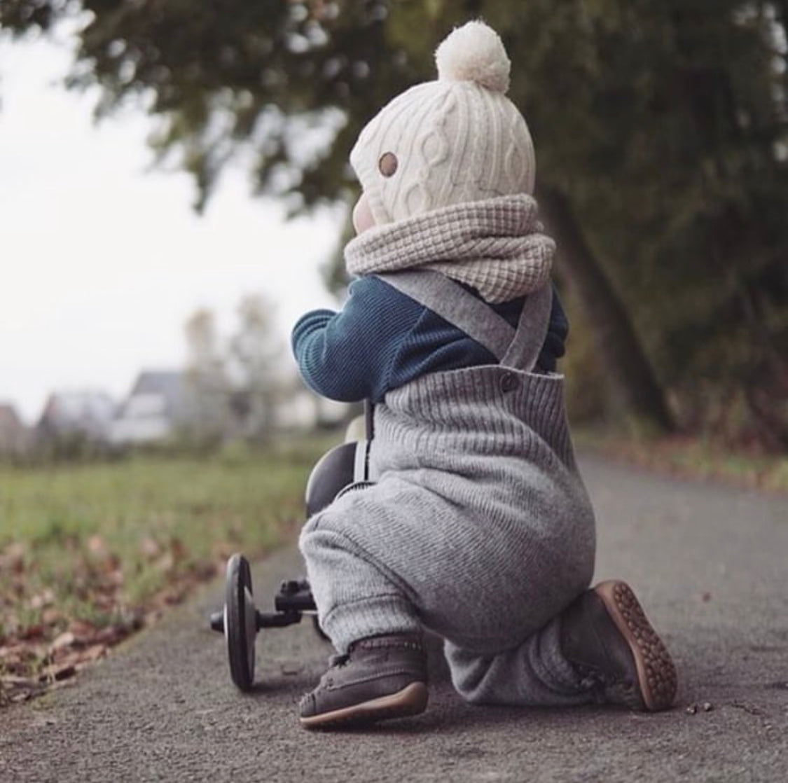 Knitted Trousers/grey