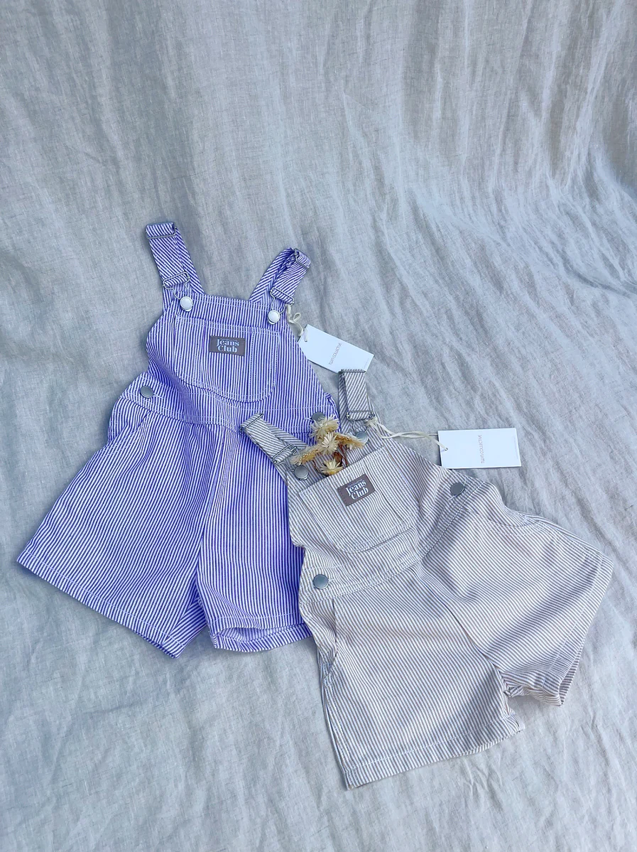 Parklife Shortall - Beige Stripe