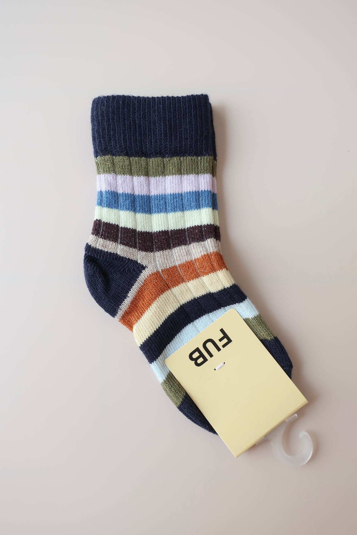 Classic Striped Socks/DARK NAVY/MULTI STRIPE