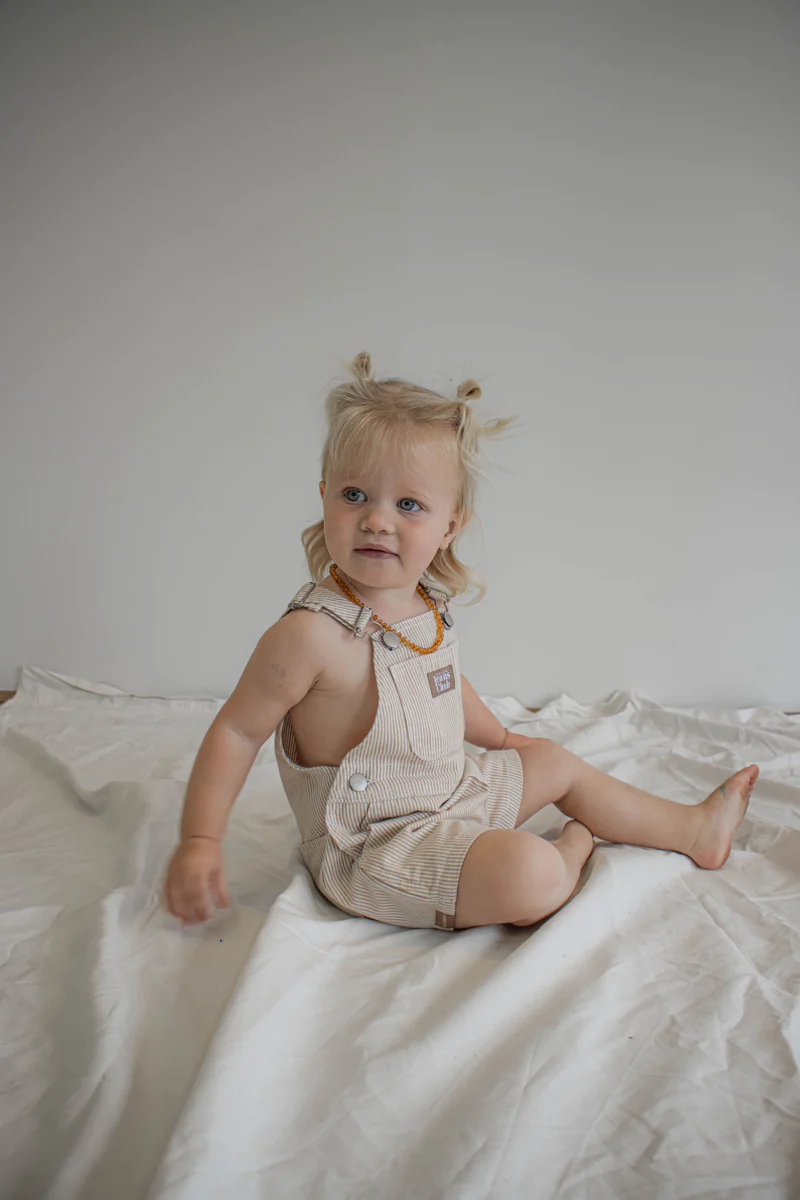 Parklife Shortall - Beige Stripe