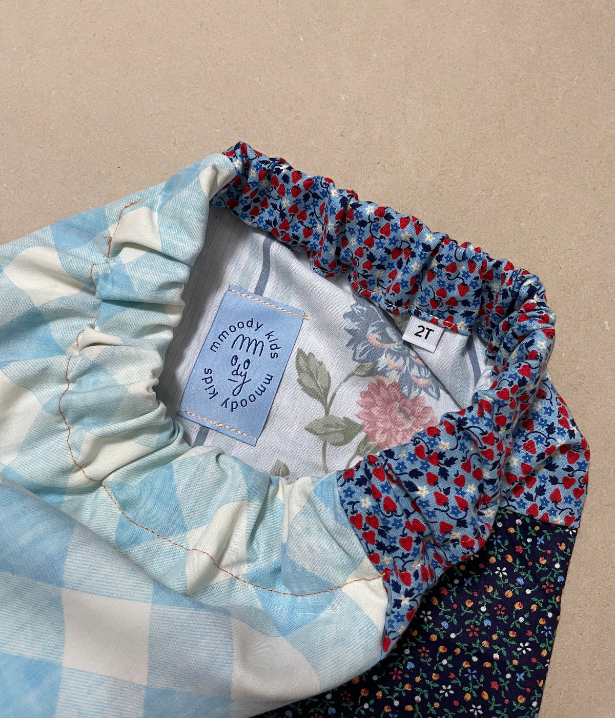 【one&only】 Vintage Fabrics Play Pants no.4-2Y