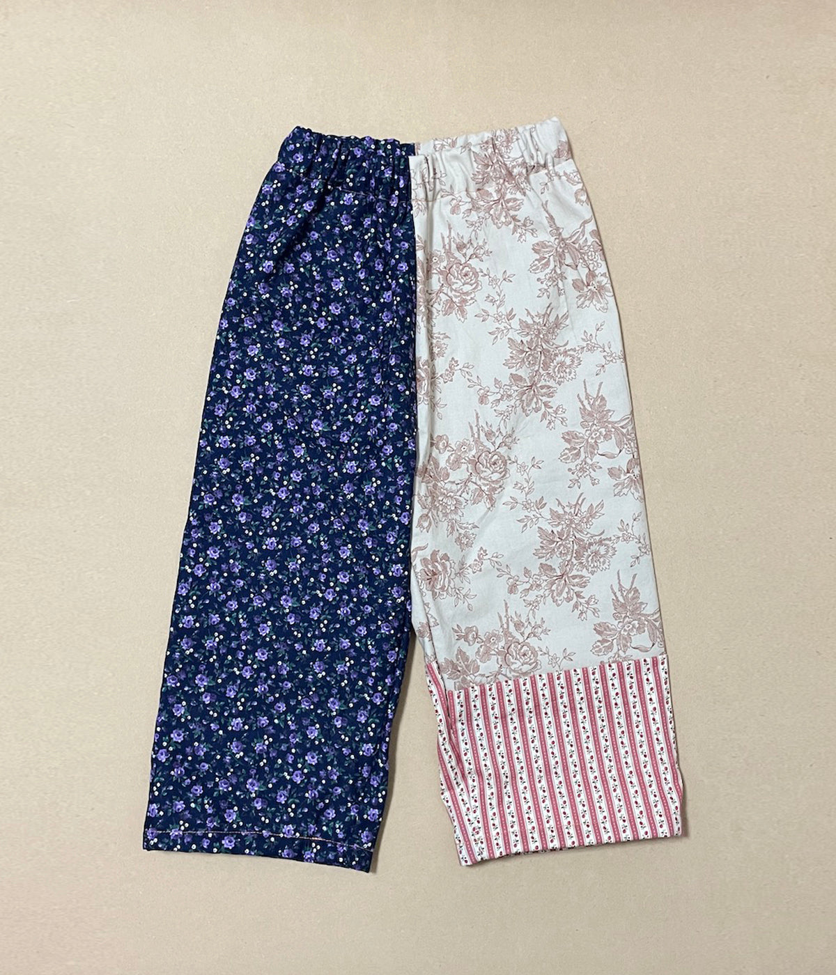 【one&only】 Vintage Fabrics Play Pants no.10-3Y