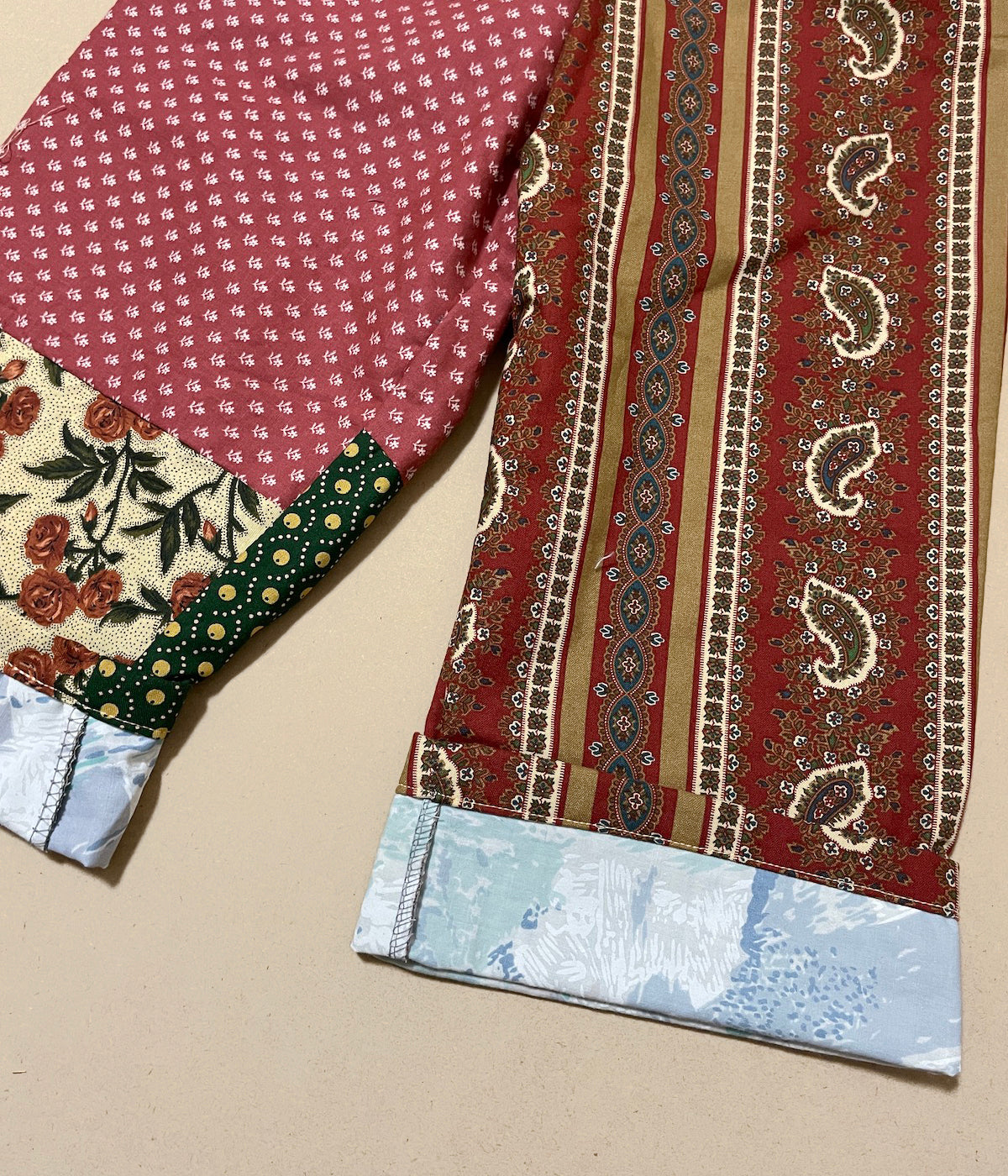 【one&only】 Vintage Fabrics Play Pants no.13-3Y