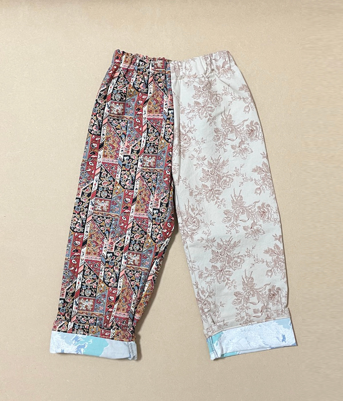 【one&only】 Vintage Fabrics Play Pants no.17-4Y