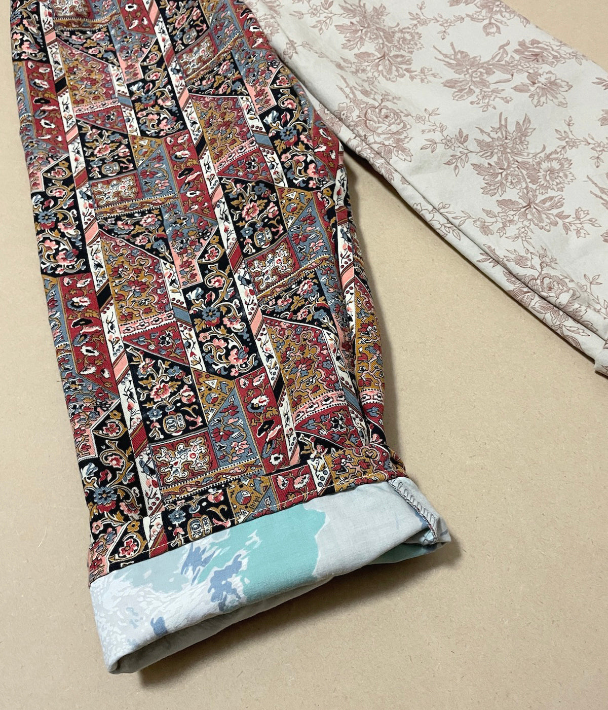 【one&only】 Vintage Fabrics Play Pants no.17-4Y