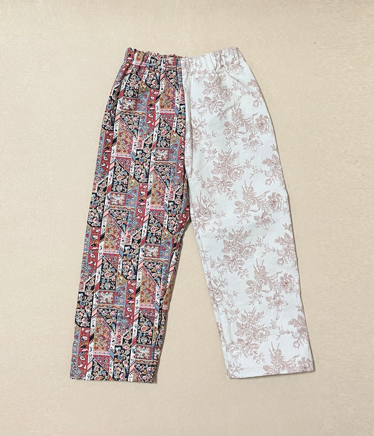 【one&only】 Vintage Fabrics Play Pants no.17-4Y