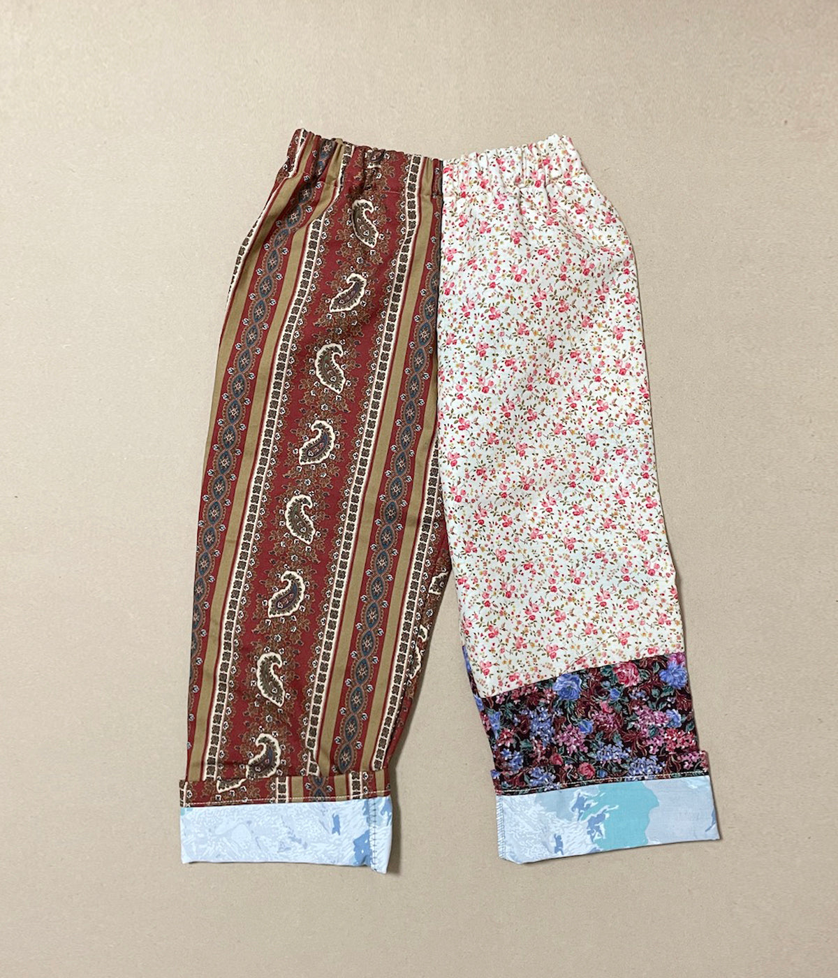 【one&only】 Vintage Fabrics Play Pants no.18-4Y