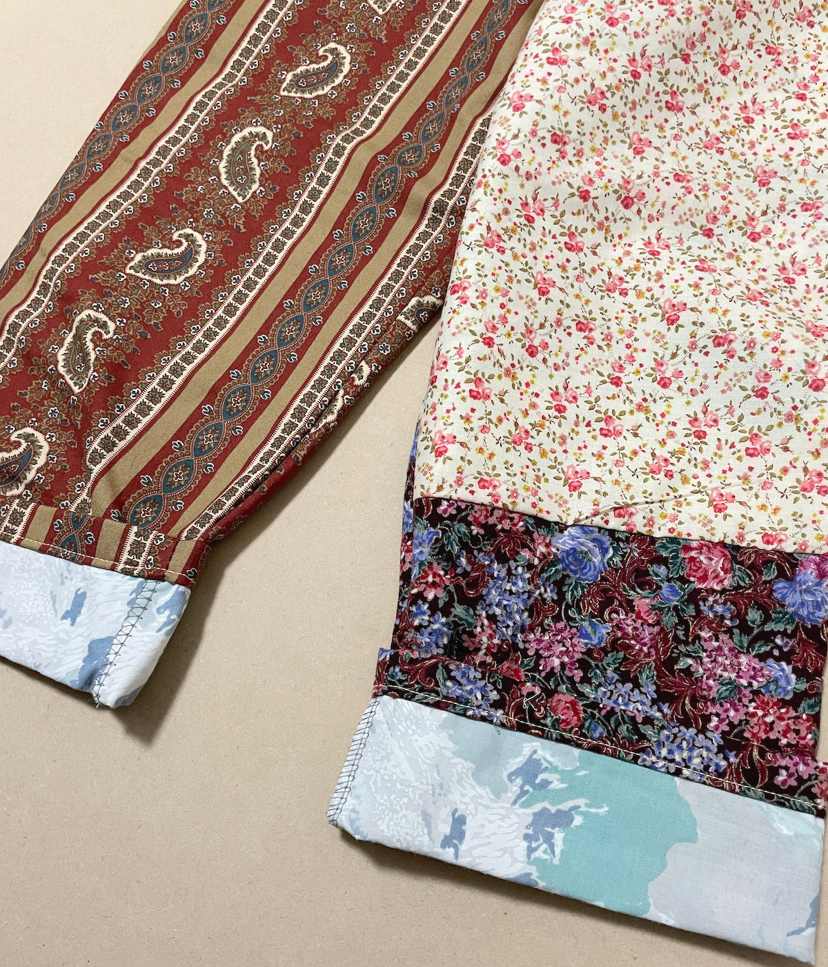 【one&only】 Vintage Fabrics Play Pants no.18-4Y