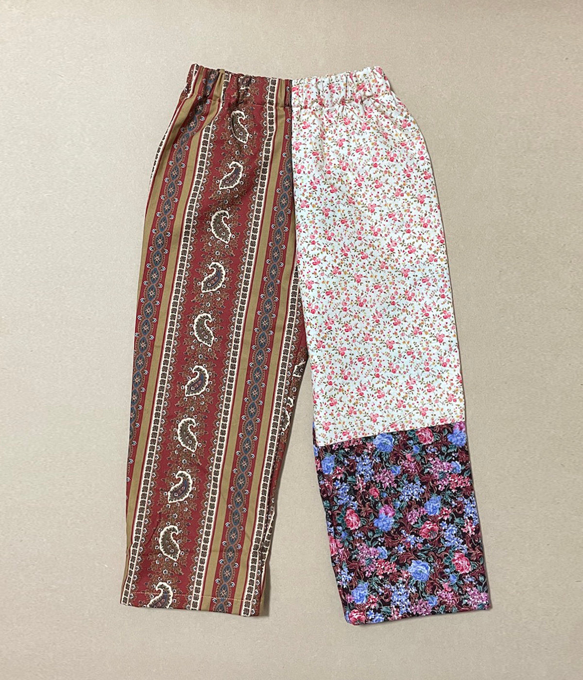 【one&only】 Vintage Fabrics Play Pants no.18-4Y