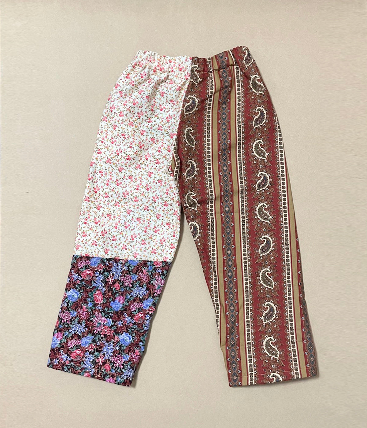 【one&only】 Vintage Fabrics Play Pants no.18-4Y