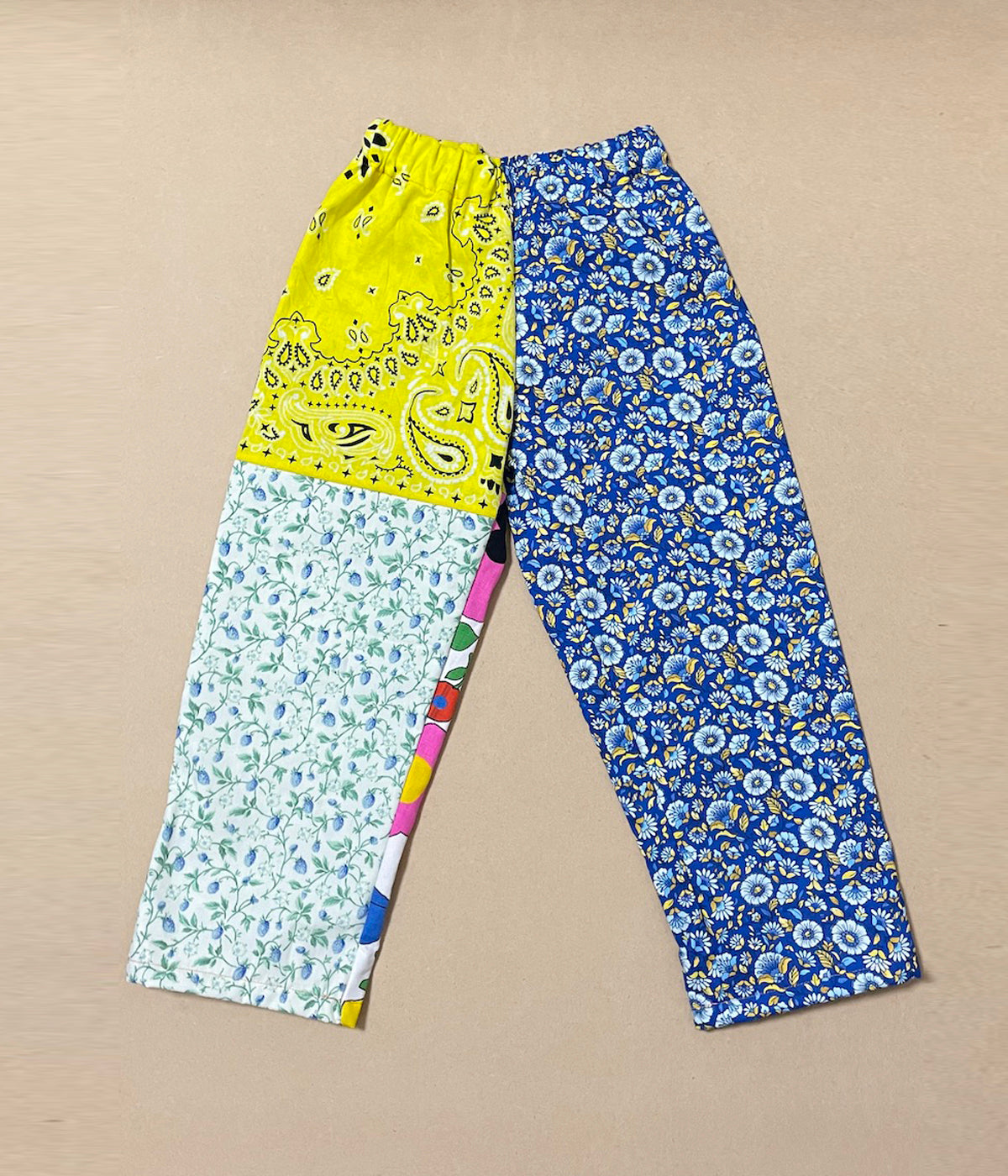 【one&only】 Vintage Fabrics Play Pants no.15-4Y
