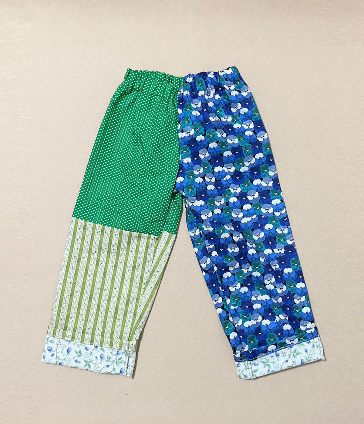 【one&only】 Vintage Fabrics Play Pants no.16-4Y
