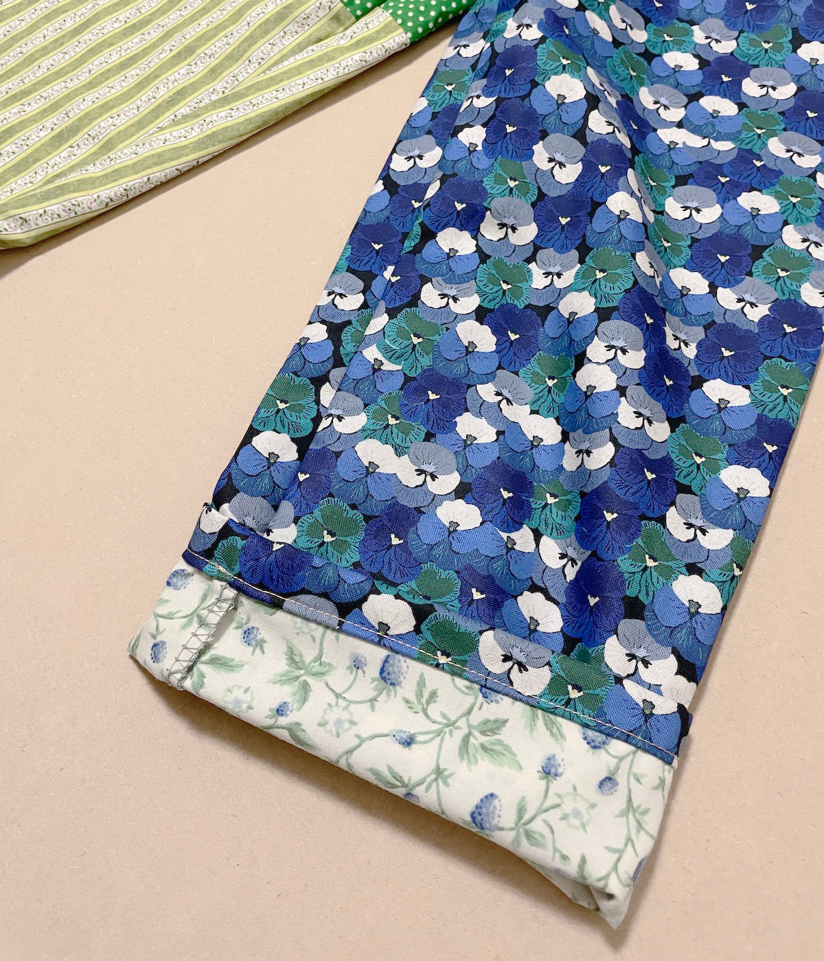 【one&only】 Vintage Fabrics Play Pants no.16-4Y
