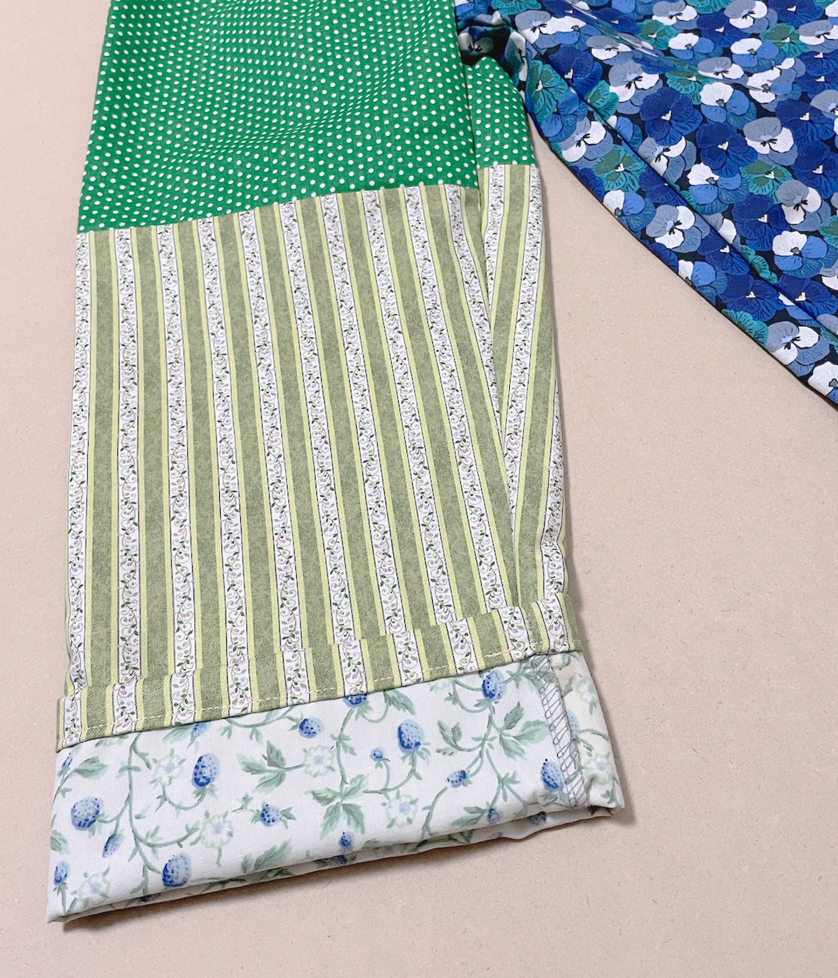 【one&only】 Vintage Fabrics Play Pants no.16-4Y
