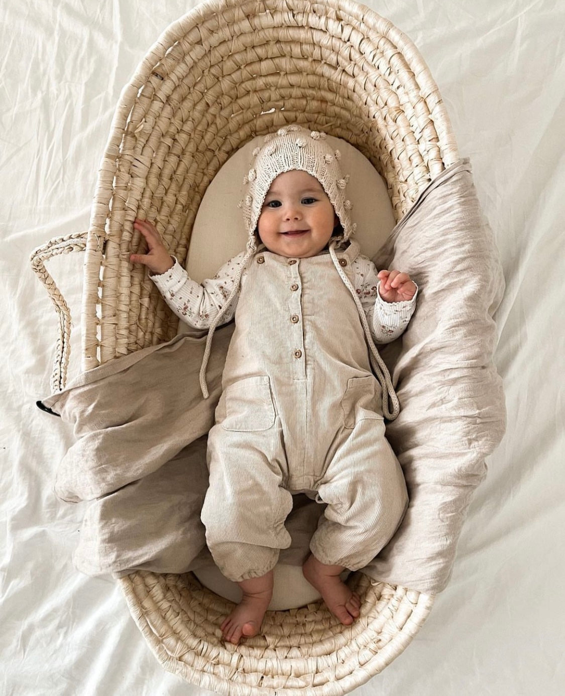 Bonnet bobble/Ecru