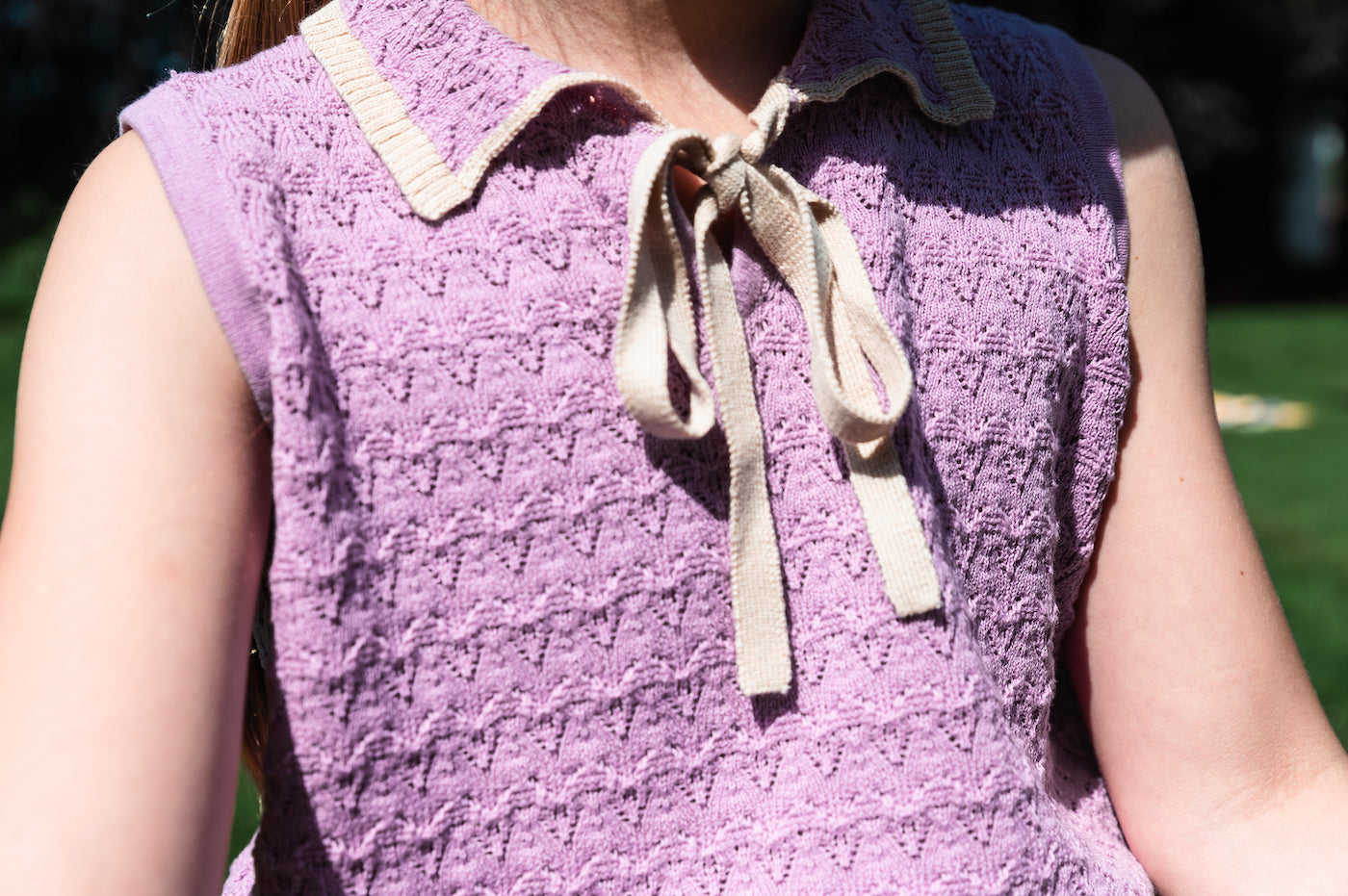 FLORAL BLOUSE/LILAC