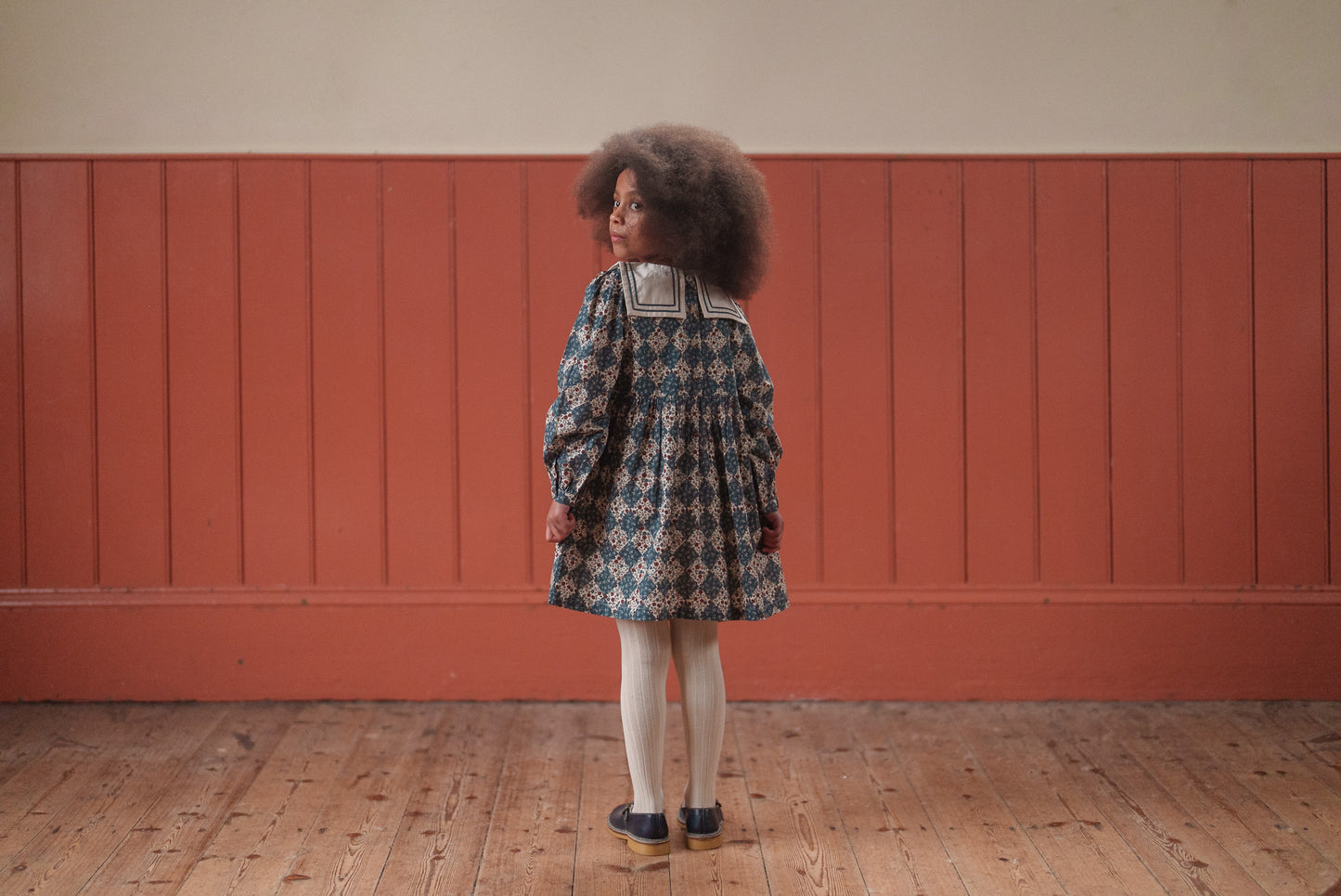 Eva Sailor Dress Harlequin Floral