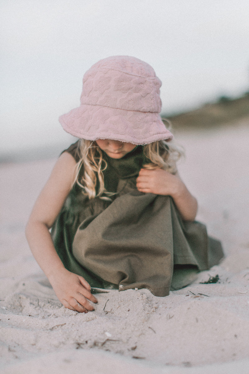 Terry Bucket Hat - Blossom Flower Drum