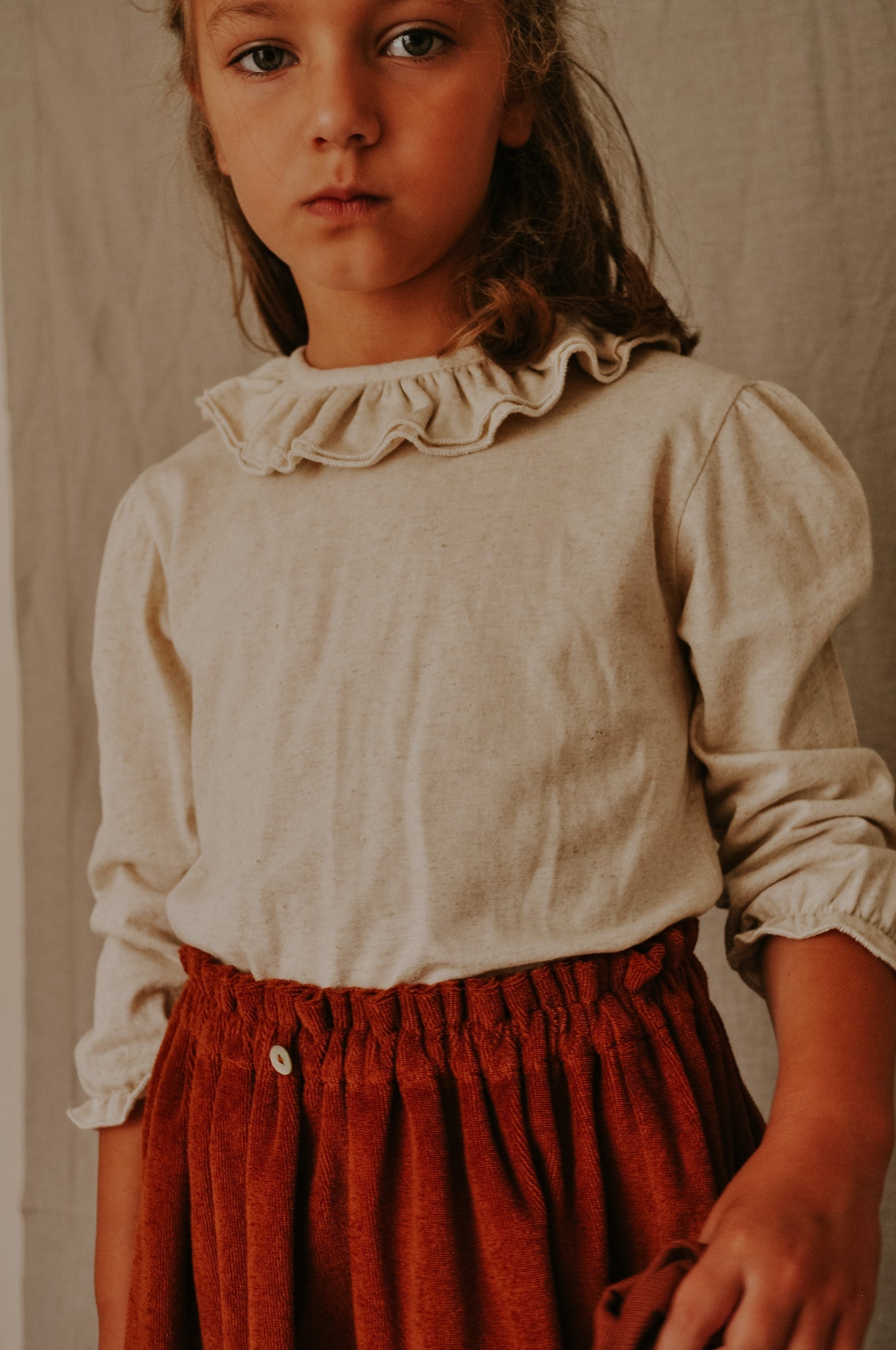 【Only 1 left】Gabriela Shirt/Natural