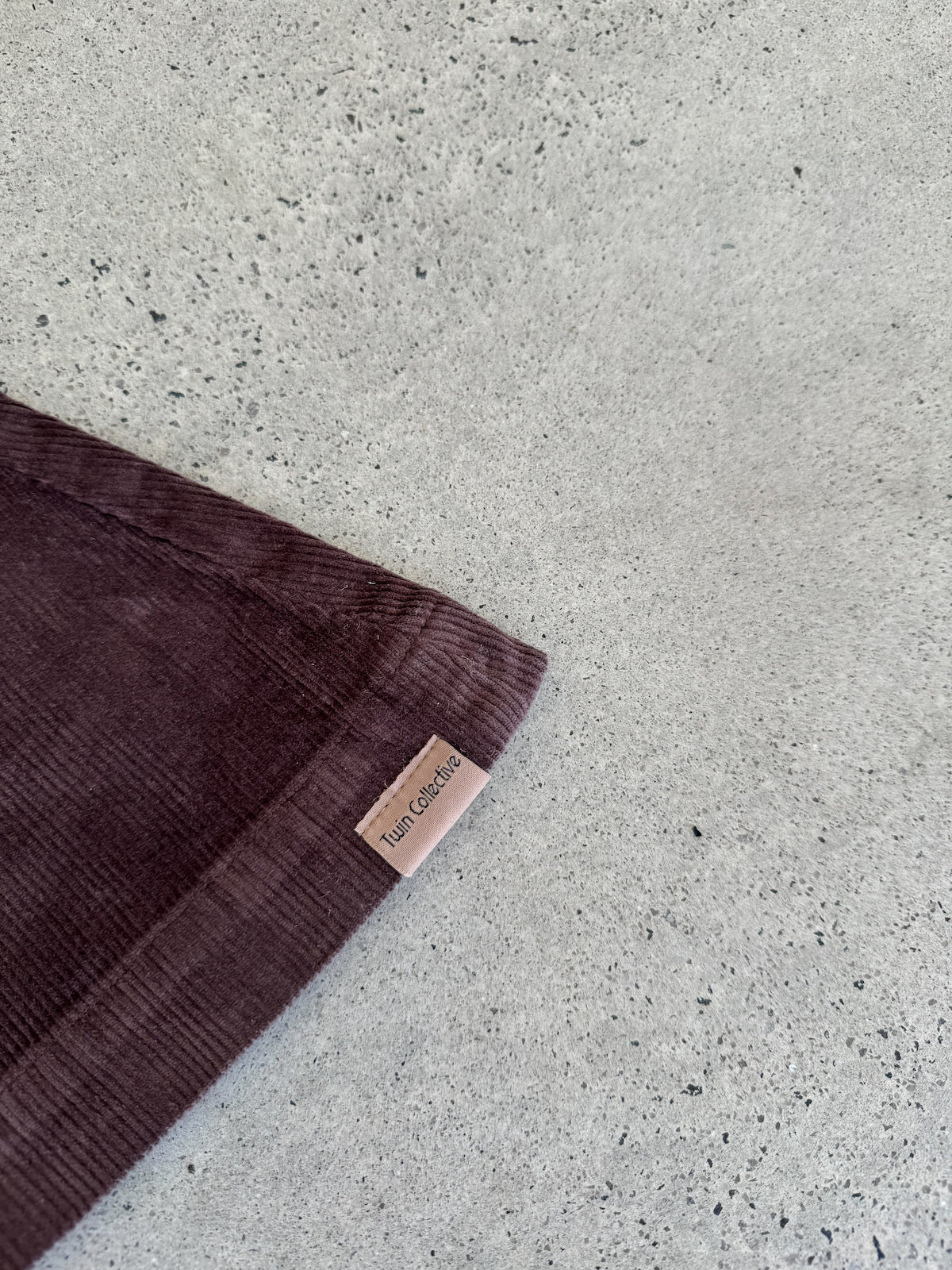 FARRAH FLARE OVERALL - BROWN CORD