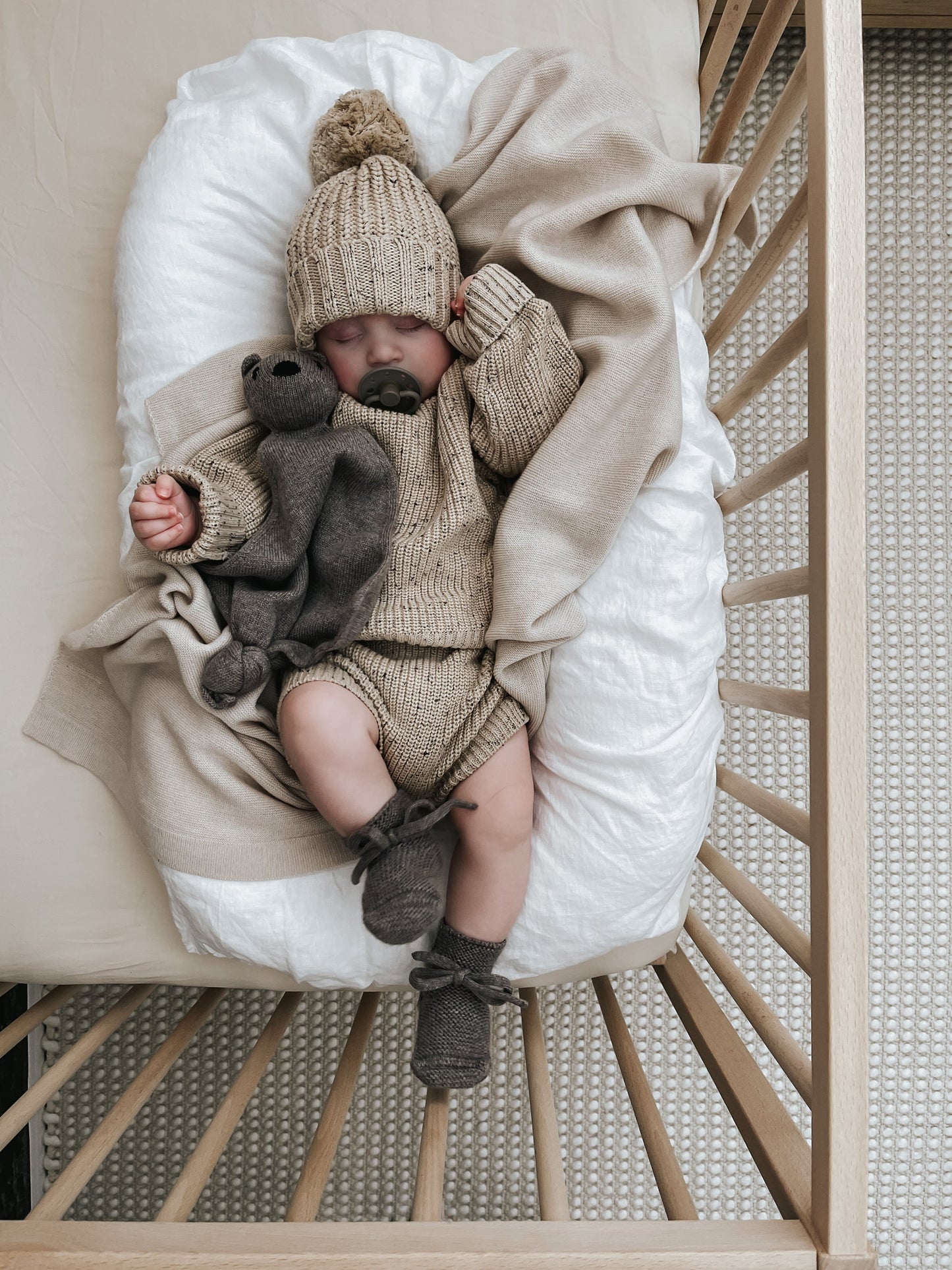 Chunky Sweater/Sand speckled
