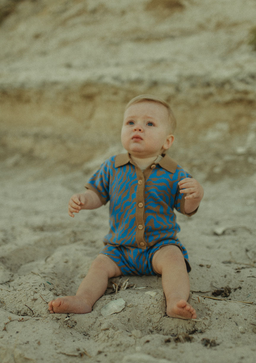 Knitted Scallop Short - Cedar