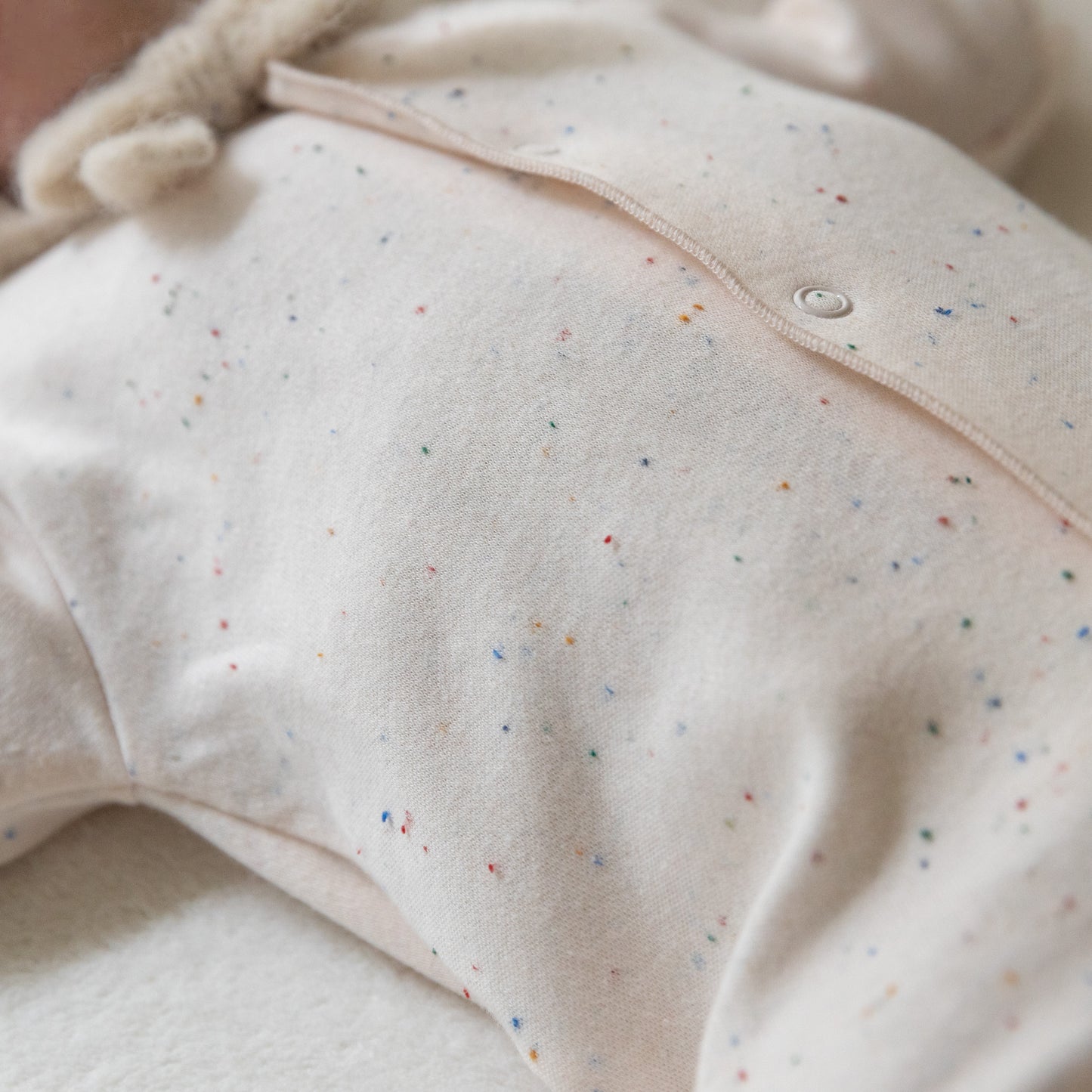 Organic Baby Onesie/IVORY PINK