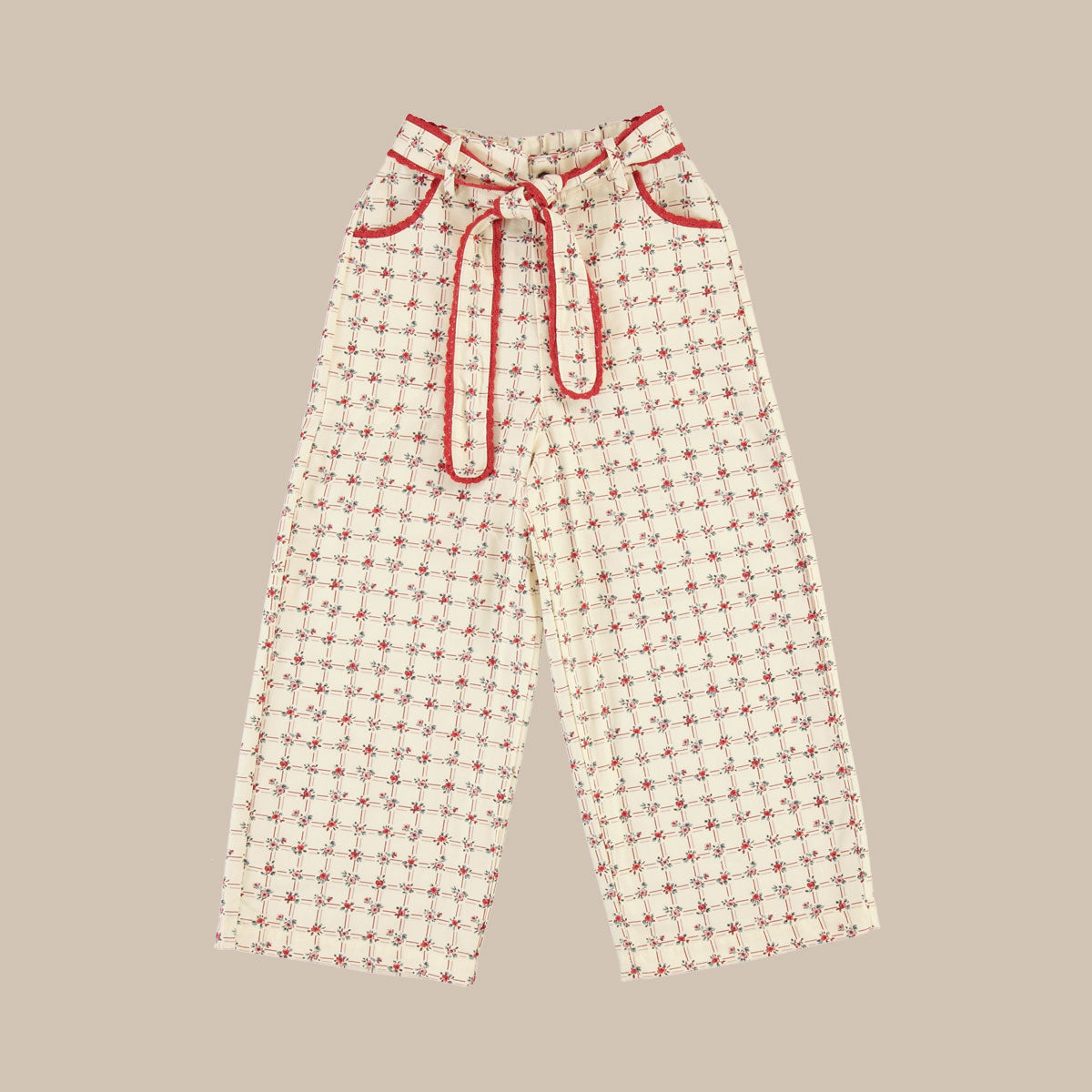 LISSY PANTS/GEOMETRIC ROSES