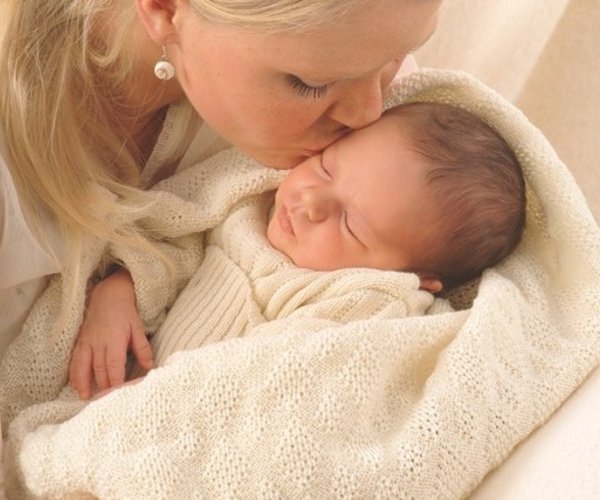 Woollen Baby Blanket/natural