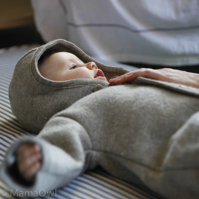 Boiled Wool Overall/grey