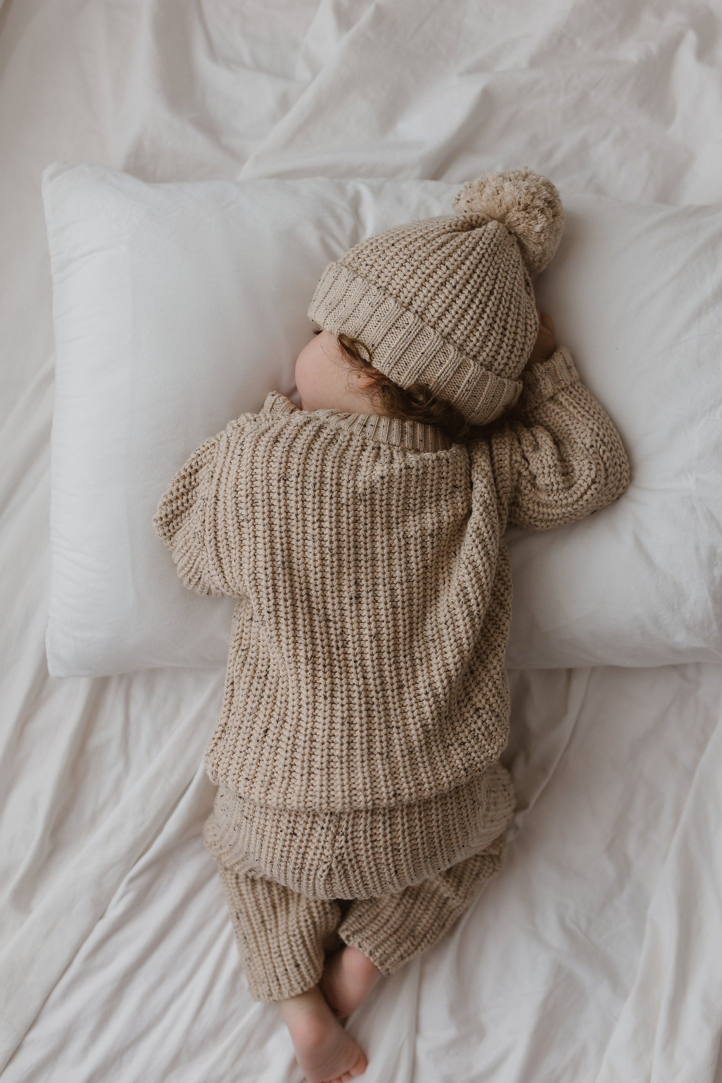 Chunky Sweater/Sand speckled