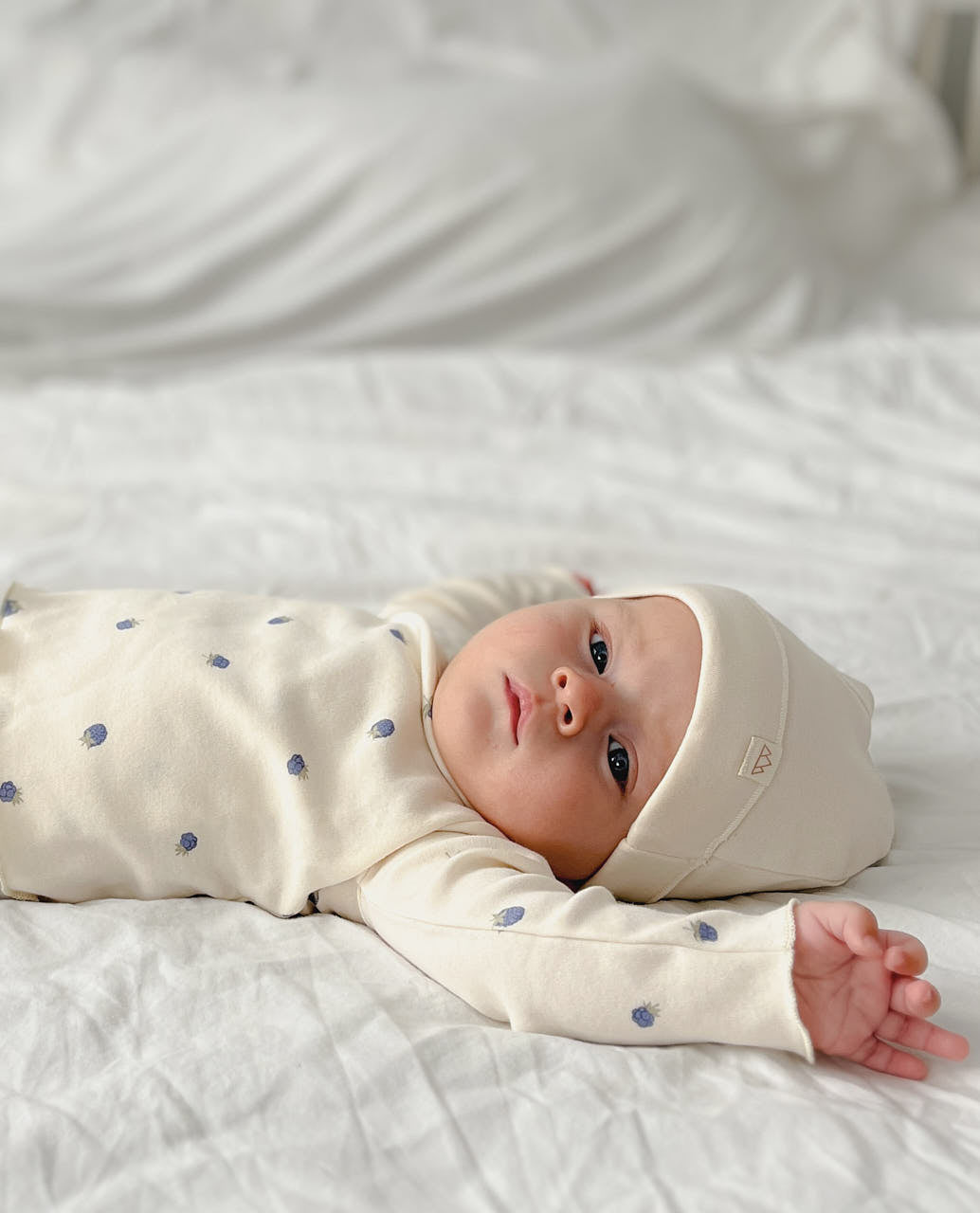 Organic Baby Hats/SNOW WHITE