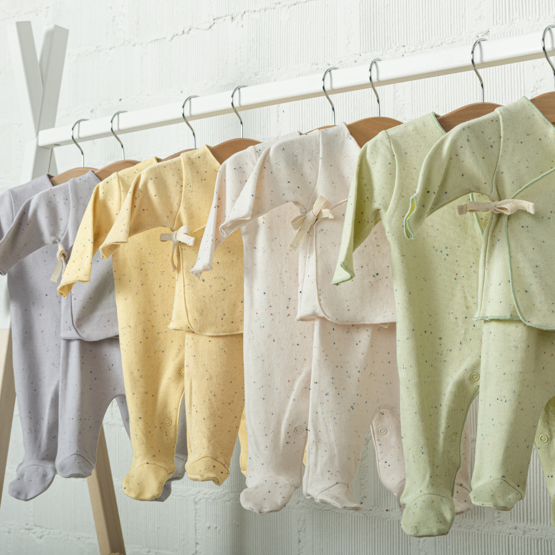 Organic Baby Onesie/IVORY PINK