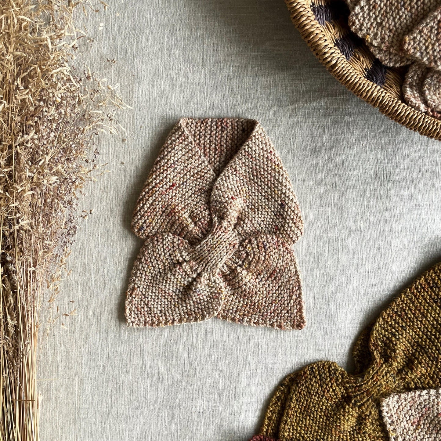 Scarf for Littles/Ecru Confetti