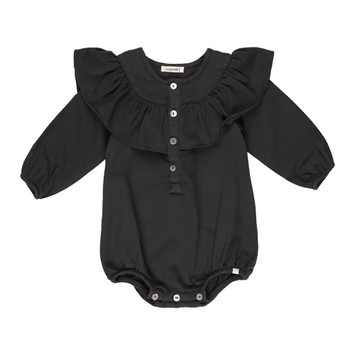 INES LONG SLEEVES BODY/Charcoal