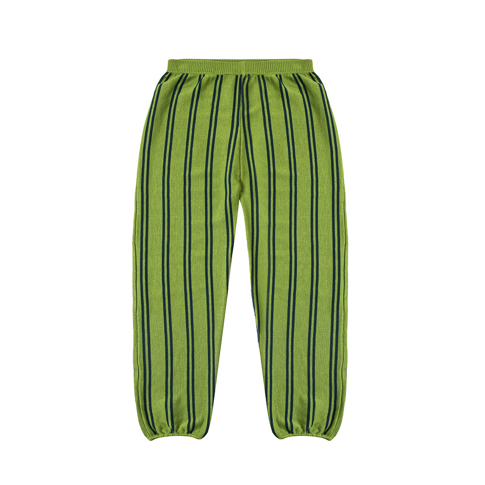 CASUAL TROUSERS (ANKLE LENGTH)
/LAWNGREEN/NAVY